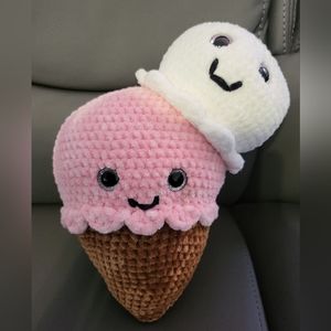 Handmade Icecream Cone Plushy